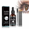 FUUZIO GFOUK Lashelixir Rapid Growth Strengthening Eyelash Serum, Castor Oil Eyelash Serum, Rapid Eyelash Lash Growth Serum, 