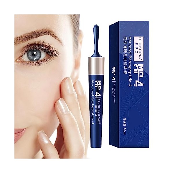 croissance des cils,Rehausseur sourcils Myristoyl Pentapepti- Extension cils 10 ml pour des cils plus volumineux et plus long