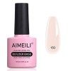 AIMEILI 5 en 1 Builder Base Gel, Gel de Construction Clair Pour Pointes Ongles Faux Ongles Extension, Base Coat, Renforcement