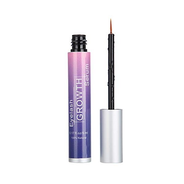 Cils Croissance Liquide Sérum, Plus Sombre Plus Fuller Lashes Boost, Ingrédients Naturels, Formule Sûre, Léger