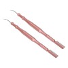 Outils de Levage de Cils, 2pcs Outils de Permanente de Cils à Double Tête Peigne Compact Réutilisable pour Salon de beauté O