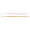 Lash Perm Lift Tools, 2pcs Acier Inoxydable Pointe Pointue Incurvée Double Tête Empêche Les Rayures Cils Lift Perm Outil Peig