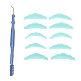 Outil de Permanente de Cils, Outil de Teinture de Séparateur de Cils à Double extrémité en Acier Inoxydable Multi-usages pour