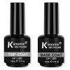 KANORINE Vernis Semi Permanent Vernis à ongles gel UV/LED, Blanc/blanc pur/blanche Couleur Naturel French Gel White color Gel...