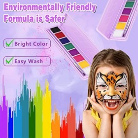 Palette deyeliner Activé par Leau, Eye-liner Mat, Eyeliner Colour, 8 Couleurs Eye-liner UV Brillant, Crayon Yeux Waterproof