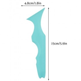 RèGle de Beauté en Silicone, XiXiRan Silicone Eyeliner Stencils, Eyeliner Guide ModèLe, Pochoirs Eyeliner en Silicone, Outil 