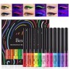 12 Couleurs Mat Liquide Eyeliner Ensemble UV Glow Neon Arc-En-Ciel Crayon Eyeliner Imperméable À Leau Longue Durée Résistant