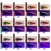 12 Couleurs Mat Liquide Eyeliner Ensemble UV Glow Neon Arc-En-Ciel Crayon Eyeliner Imperméable À Leau Longue Durée Résistant