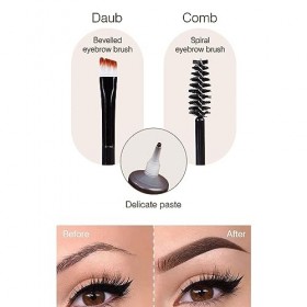Sourcils Gel, de teinture de sourcils de couleur de sourcil, gel pour les sourcils imperméable teinture, pour les sourcils te