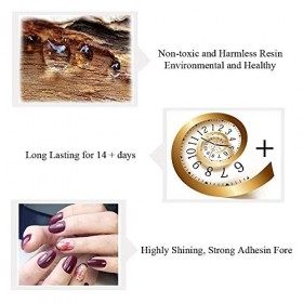 Vishine Base Coat & No Wipe Top Coat Kit Set Vernis Semi Permanent Soak Off UV LED Gel Vernis à Ongles 2pcs x 8ml