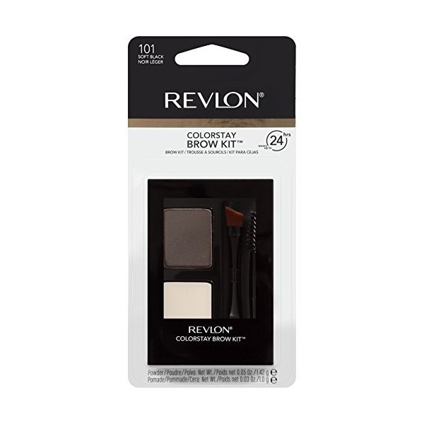 Revlon Colorstay Brow Kit, Soft Black