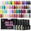 UR SUGAR 7ML Vernis Semi Permanent Fluo Néon Fluorescente, Lot de 12 Couleurs Néon Fluo Jaune Rouge Rose Bleu Vert Violet Ver