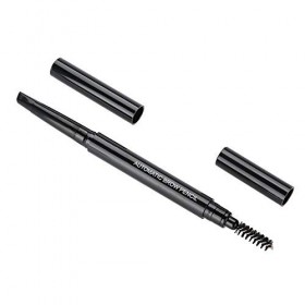 5 couleurs stylo à sourcils professionnel longue durée étanche pointe triangulaire double usage automatique rotation crayon s