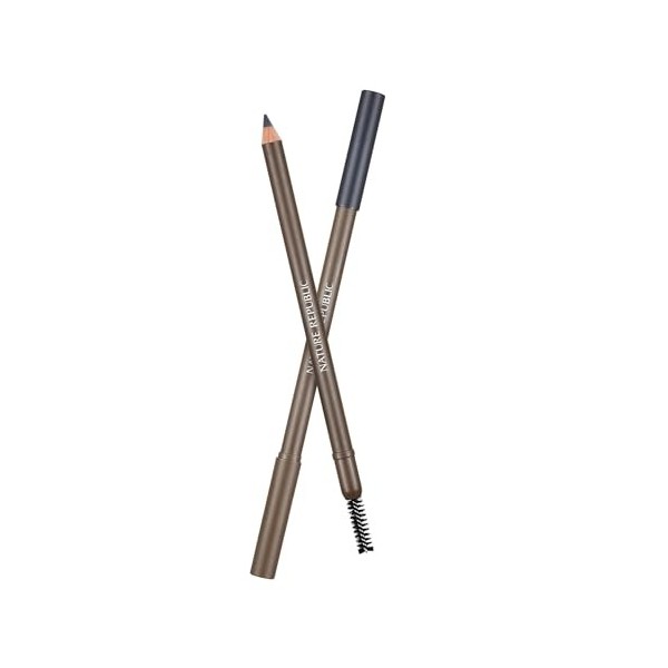 Sourcils Nature Republic by Flower Wood 02 Marron Foncé 