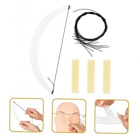 minkissy 1 Set Règle De Tatouage Des Sourcils Kits De Maquillage Kits De Maquillage Outils De Beauté Règle De Positionnement 