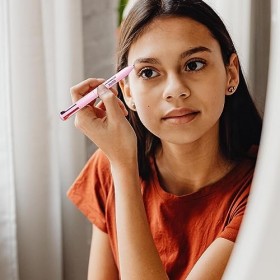 Stylo de maquillage 4 en 1 | Stylo de maquillage avec mise en évidence longue durée,Surligneur Lip Eye Brow Liner pour femmes