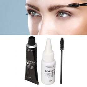 Crème de Teinture des Sourcils Teinture des Sourcils Imperméable Professionnelle Ingrédients Sûrs pour un Usage Individuel po