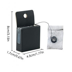 Locisne Lot 2 lignes mappage sourcils pré-encrées outil mesure daccessoire règle tatouage fil sourcils 10M pour microblading