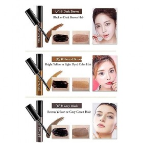 Lushadows Gel teinté pour tatouage à sourcils, gel de tatouage semi-permanent pour sourcils marron naturel 