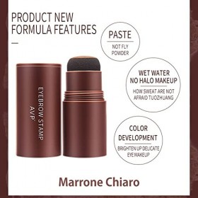 Kit De Tampons à Sourcils, Tampon À Sourcils, Kit De Mise En Forme De Tampons à Sourcils éTanche, Outil de Maquillage des Sou