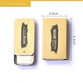 Sourcils Savon Kit,brow pomade,eyebrow gel clear,Brows Styling Soap,Long Lasting Waterproof Smudge Proof Eyebrow Styling Poma