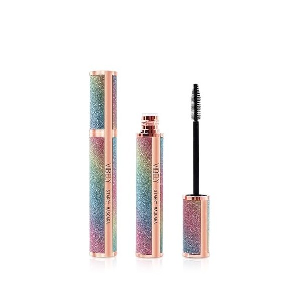 2pcs Mascara Volume Imperméable Femmes Noir Mascara CilsExtra Longs Durables Étanchéité Extension Épaississement Mascara volu