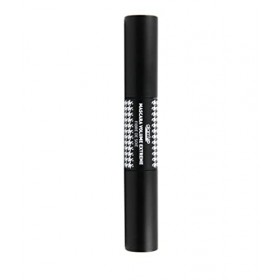 GlamUp Paris - Mascara Duo Fibre - Technologie Double Brosse - Cils Extra Longs - Allongement et Volume - Longue Tenue - Noi