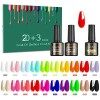 SINZONeu Vernis Semi Permanent, 23 , Manucure Nail Art Lot Vernis à Ongles Gel UV LED Nail Polish Soak Off 20 Couleurs Popula