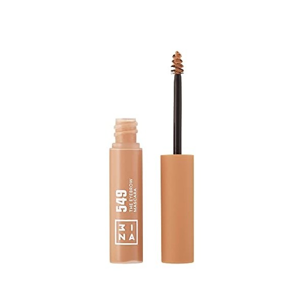 3INA Maquillage Sans Cruauté - Vegan - Mascara Sourcils Longue Tenue - Fixe et contrôle les sourcils - Formule Non Collante -