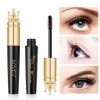 Crown Mascara, 4D Extra Volume Mascara, Waterproof, Volumise And Define The Look of Longer Lashes Fashion Makeup Mascara