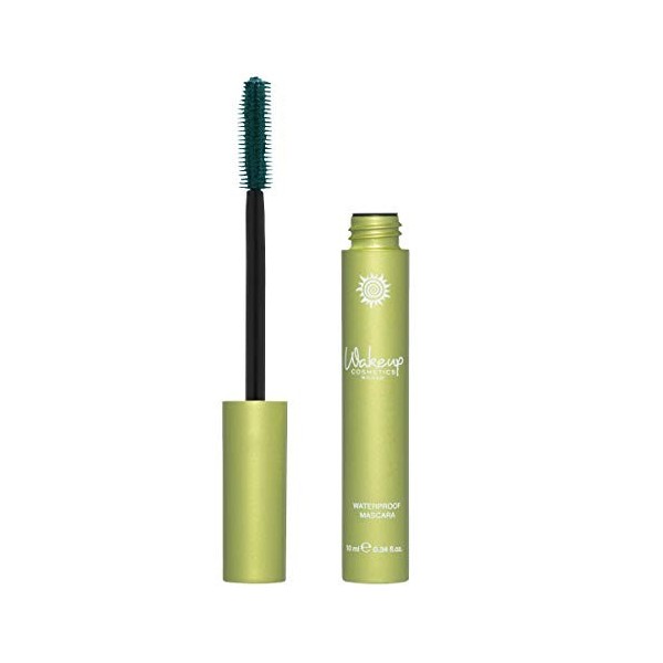 Wakeup Cosmetics Waterproof Mascara avec Vitamine E et huile de Jojoba Vert