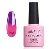 AIMEILI Soak Off UV LED Vernis à Ongles Gel Semi-Permanent Pink Gel Polish - Clear Rose Nude 022 10ml