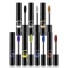 Mascara Coloré, MKNZOME 7 Couleurs Mascara Waterproof Longue Tenue Mascara Fibre de Soie 4d Maquillage Femme Yeux pour Hallow