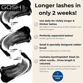 Growth Mascara - The Secret Of Longer Lashes Black - Gosh