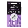 Colorsport Mascara pour cils London 30 jours - Mascara volumateur avec teinture semi-permanente pour cils, dure jusquà 30 jo