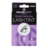 Colorsport Mascara pour cils London 30 jours - Mascara volumateur avec teinture semi-permanente pour cils, dure jusquà 30 jo