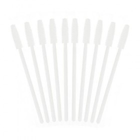 London Lash Silicone Mascara Wand 25-Piece Set, White Brush/White Handle