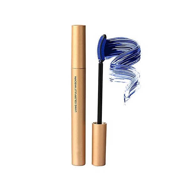 Mascara Coloré Pour un Maquillage Des Yeux Longue Durée, Mascara de Curling Mince Et Durable Coloré en 3D, Cils Épais Et Long