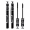 Deborah Mascara Double Effect Volume/Longueur, Noir, 24 Unités