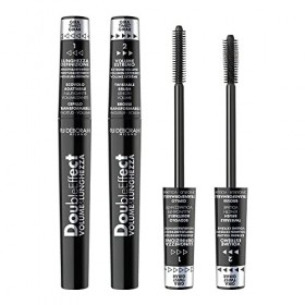 Deborah Mascara Double Effect Volume/Longueur, Noir, 24 Unités