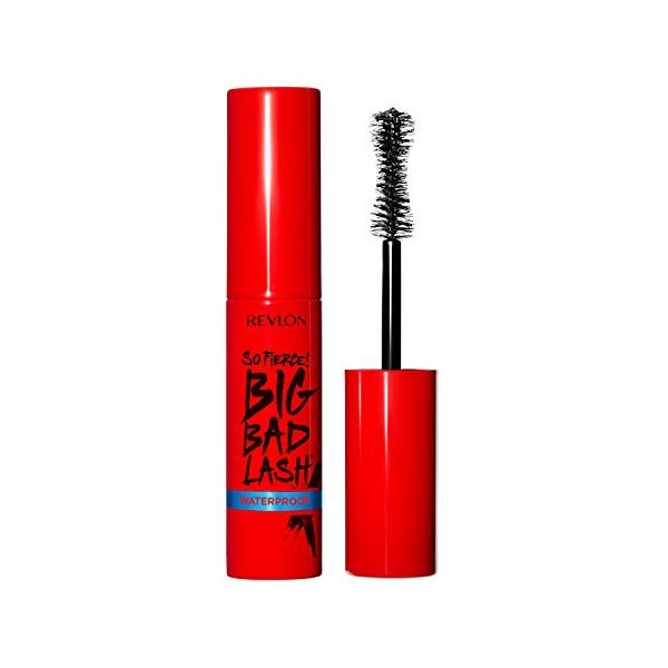 Revlon So Fierce Big Bad Lash - Mascara waterproof, Blackest Black noir intense 