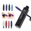 WXJ Couleur Mascara Curling Cils à Sec Rapide Waterproof Allongement Maquillage Cils Bleu Vert Rouge Violet Noir Blanc Encre 