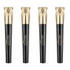 2021 Crown Mascara, Crown Mascara Rocket, Black 4D Volume Silk Fiber Mascara, Waterproof Thick Curling Long Lasting No Smudge