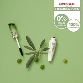 Deborah Milano - Mascara Formule Pure Volume et Force, Haute Tolérabilité sans Parabènes, Effet Volumisant et Renforçant à Lo