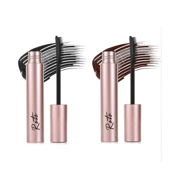 Mascara épais et doux, volumineux et épais coiffure longue durée sans mal de cheveux sans démaquillage mascara imperméable et