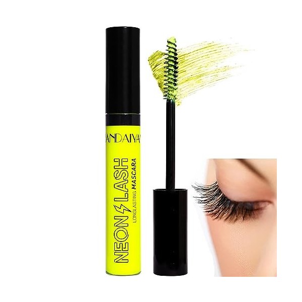 Mascara allongeant,Mascara fluorescent à volume intense et longueur pour les yeux | maquillage des yeux mascara renforcement 