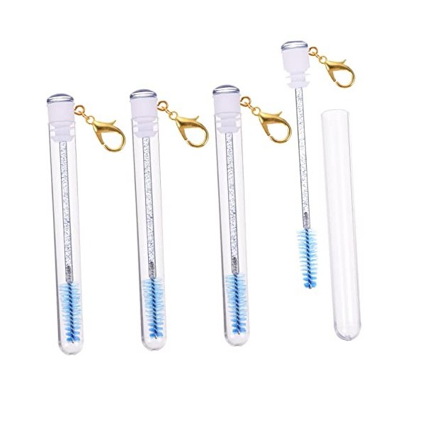 minkissy 8 Pièces Tube Mascara Brosse Portable Brosse Outil De Cils Outils De Maquillage Contenant De Mascara Brosse À Cils E