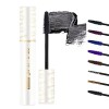 Mascara Minceur Coloré LAPEIALO, Mascara Scintillant, Mascara Couleur Diamant Brillant, Mascara Coloré Imperméable à Leau Lo