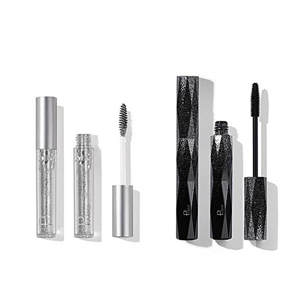 WXJ Diamond Mascara Shine Lash Extensions de Maquillage Soie Greffe Croissance Fluide Fluide Professional Rimel for Yey Colo