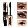 Tkekruh Mascara,Mascara En Fibre De Soie 5D,4D Mascara Maquillage,Cils Mascara,5D Lash Extension Mascara,Imperméable à lEau 